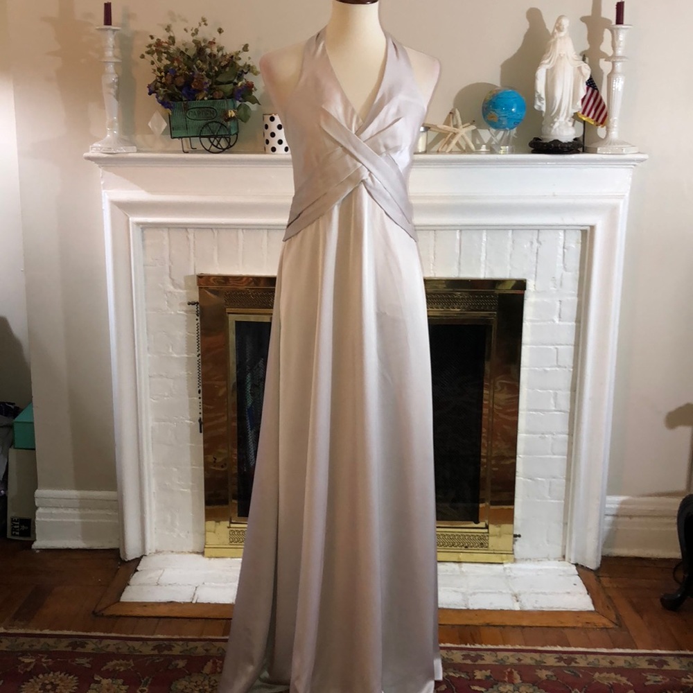 NWT BCBG MaxAzria  Sand Authentic Gown Sz10 $298